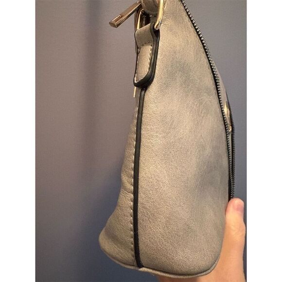 Michael Kors Women's Light Gray Crossbody Bag Medium Adjustable Strap - Picture 5 of 7